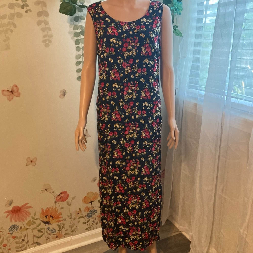 🌸 Sz 18W Dressbarn Floral Sundress